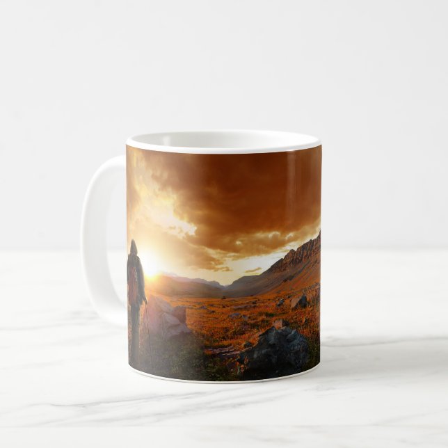 Taza De Café Cincuenta atalunas de montaña - Parque nacional de (Anverso izquierdo)