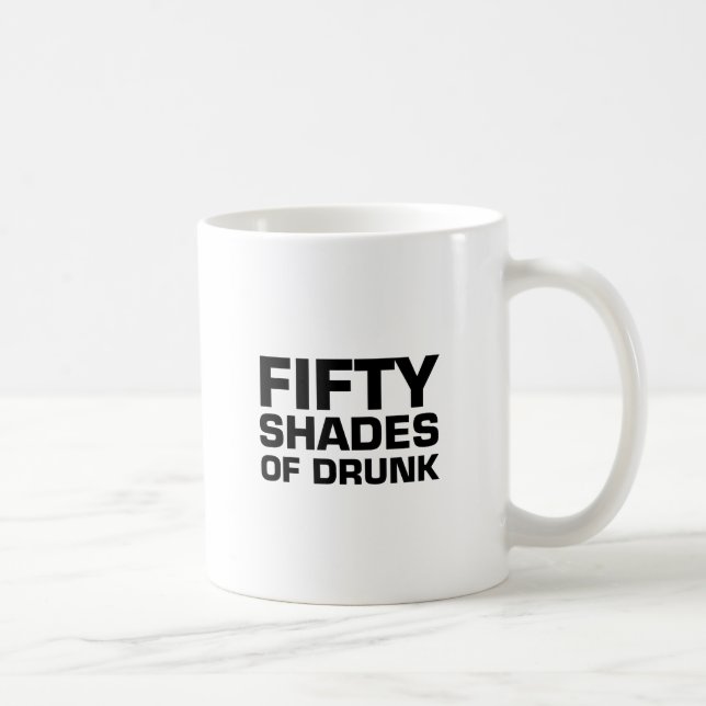Taza De Café Cincuenta sombras de borracho (Derecha)
