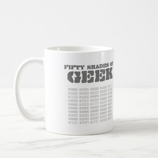 Taza De Café Cincuenta sombras de Geek (Izquierda)