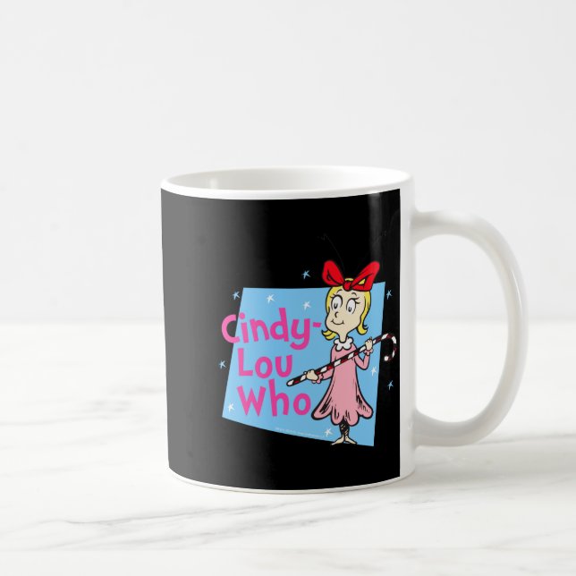 Taza De Café Cindy Lou Who Candy Cane  (Derecha)