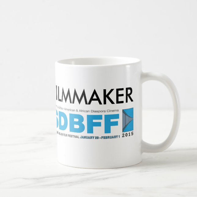Taza De Café Cineasta 2015 SDBFF Mug (Derecha)