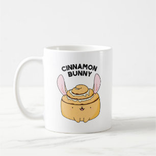 Taza De Café Cinnamon Bunny Funny Cinnamon Bun Pun