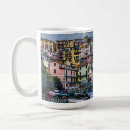 Taza De Café Cinque Terre en la lluvia 11 oz o 15 oz mug