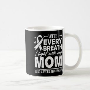 Taza De Café Cinta Blanca de Concientización sobre el Cáncer de