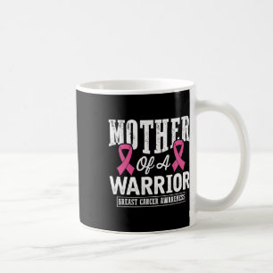 Taza De Café Cinta Cáncer De Mama Sensible Madre De Un Guerrero