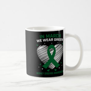 Taza De Café Cinta Cardíaca En Marzo Usamos Enfermedad Renal Ve