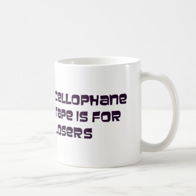 Taza De Café Cinta Cellophane es para perdedores (Derecha)