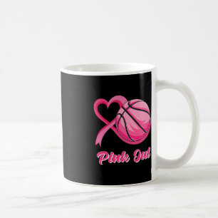 Taza De Café Cinta de baloncesto para el corazón: eliminar el c