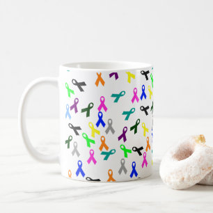 Taza De Café Cinta de cáncer