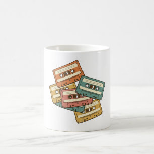 Taza De Café Cinta de casete personalizada, cinta de casete, Co