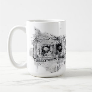 Taza De Café Cinta de cassette vintage