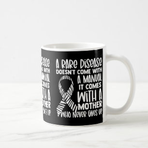 Taza De Café Cinta de cebra de concienciación sobre enfermedade
