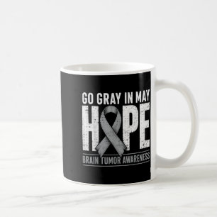 Taza De Café Cinta de Conciencia del Tumor Cerebral de Esperanz