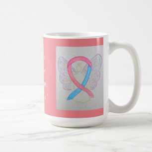 Taza De Café Cinta de concienciación sobre el aborto Angel Pers