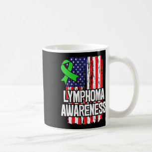 Taza De Café Cinta de concienciación verde lima superviviente d