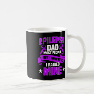 Taza De Café Cinta de Concientización sobre la Epilepsia Papá T