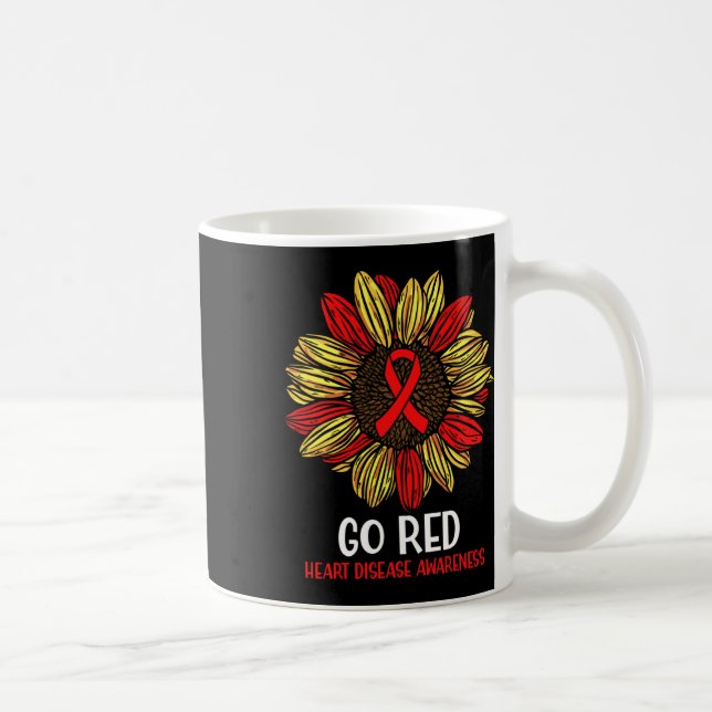 Taza De Café Cinta de girasol (Derecha)