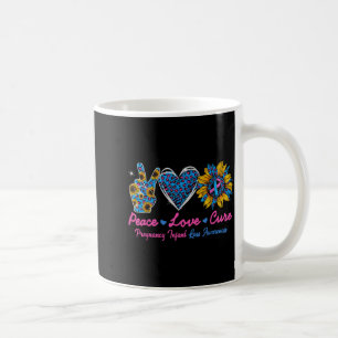Taza De Café Cinta de girasol Embarazo Pérdida infantil Concien