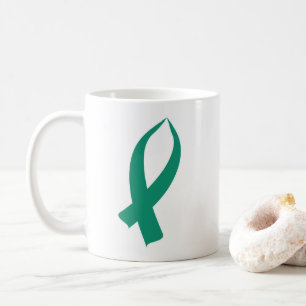 Taza De Café Cinta de la conciencia (trullo)