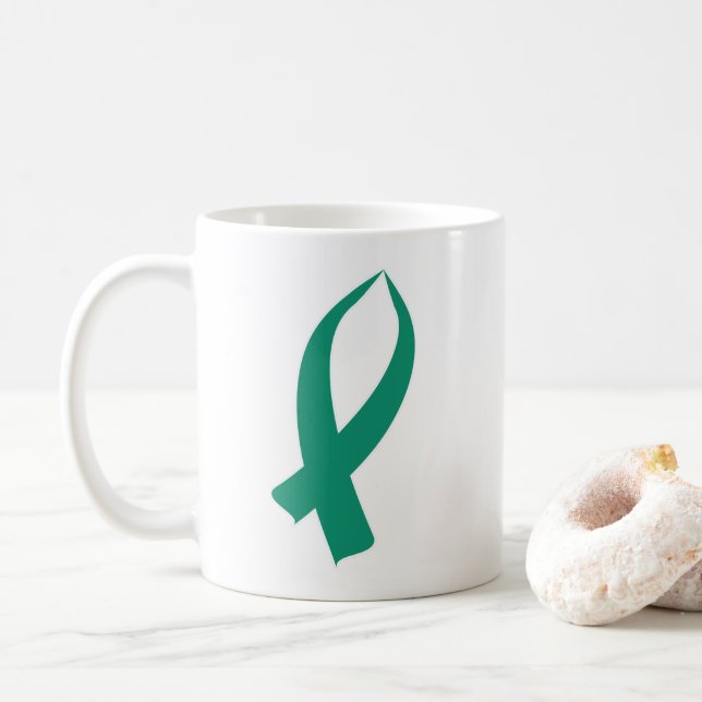 Taza De Café Cinta de la conciencia (trullo) (Con donut)