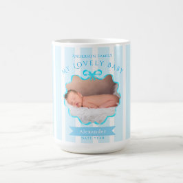 Taza De Café Cinta de lazo bebé niño recién nacido 