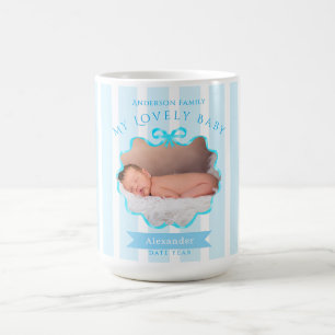 Taza De Café Cinta de lazo bebé niño recién nacido 