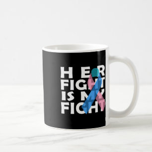 Taza De Café Cinta de lucha contra el cáncer 8