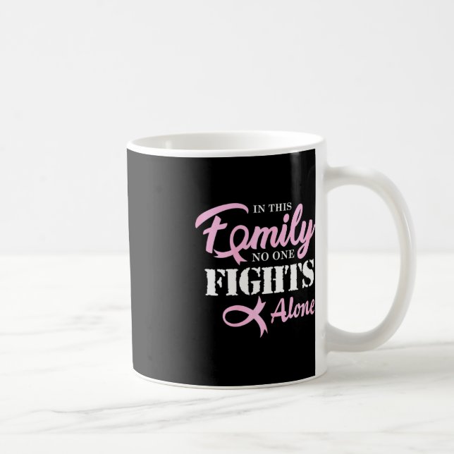 Taza De Café Cinta de lucha contra el cáncer de mama (Derecha)