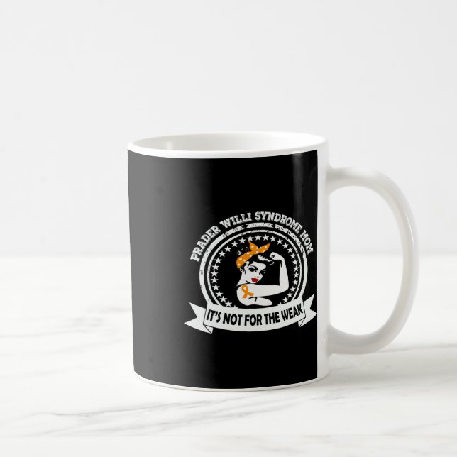 Taza De Café Cinta de Mamá con Síndrome de Prader Willi No para (Derecha)