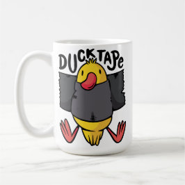 Taza De Café Cinta de Pato Caprichosa para Montaje en Pared