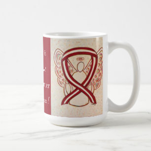 Taza De Café Cinta de sensibilización contra el cáncer de raíz