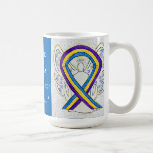 Taza De Café Cinta de sensibilización contra el cáncer de vejig