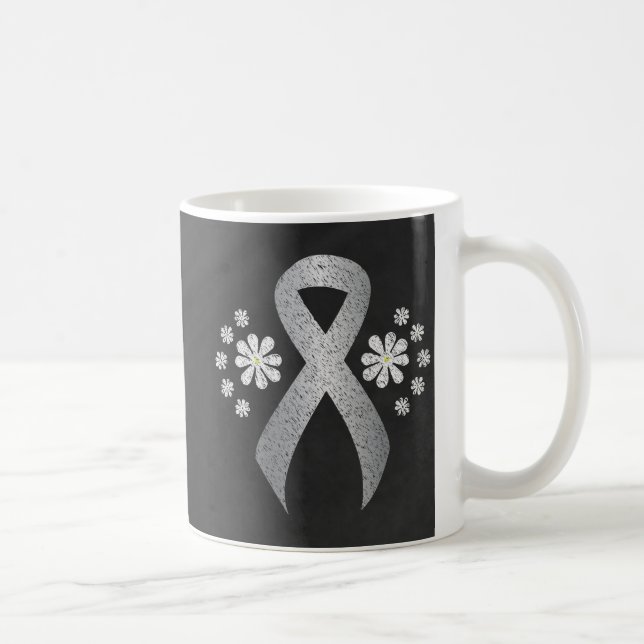 Taza De Café Cinta de sensibilización de color plateado (Derecha)