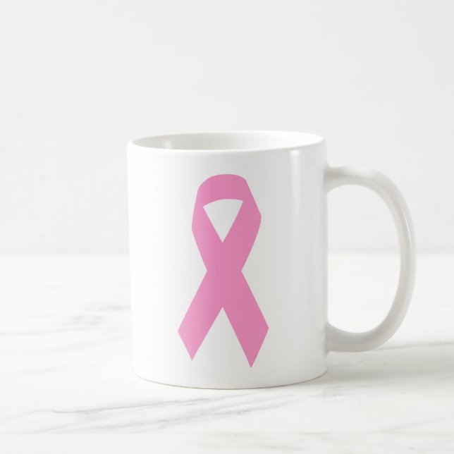 Taza De Café Cinta de sensibilización rosa (Derecha)