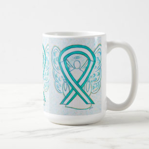Taza De Café Cinta de sensibilización sobre el cáncer cervical
