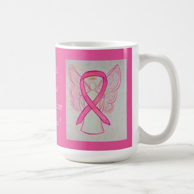 Taza De Café Cinta de sensibilización sobre el cáncer de mama A (Derecha)
