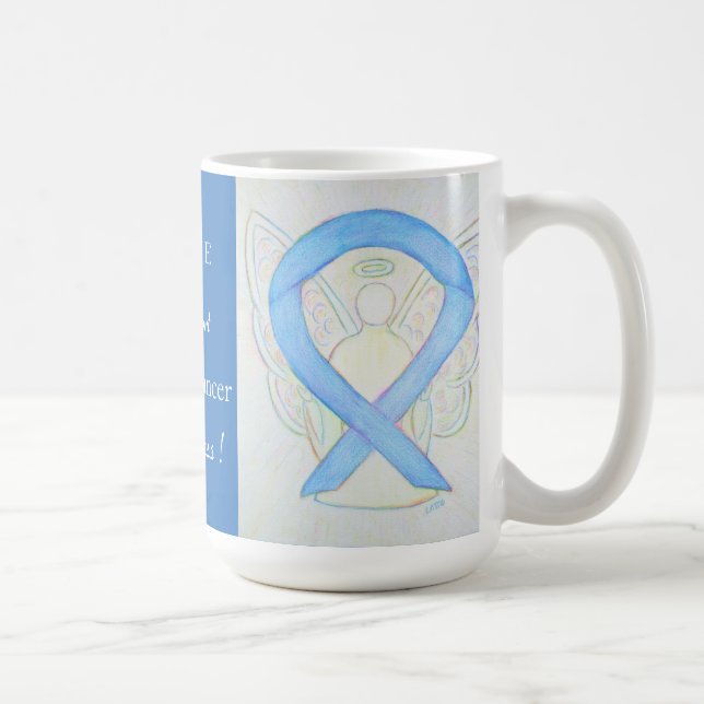 Taza De Café Cinta de sensibilización sobre el cáncer de prósta (Derecha)
