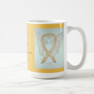 Taza De Café Cinta de sensibilización sobre el cáncer infantil 