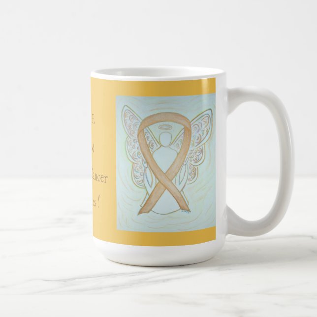 Taza De Café Cinta de sensibilización sobre el cáncer infantil  (Derecha)