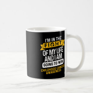 Taza De Café Cinta de sensibilización sobre el cáncer infantil 