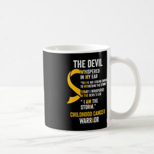 Taza De Café Cinta de sensibilización sobre el cáncer infantil