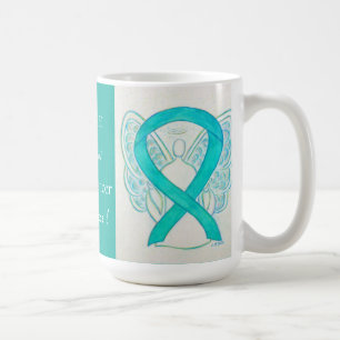 Taza De Café Cinta de sensibilización sobre el cáncer uterino A