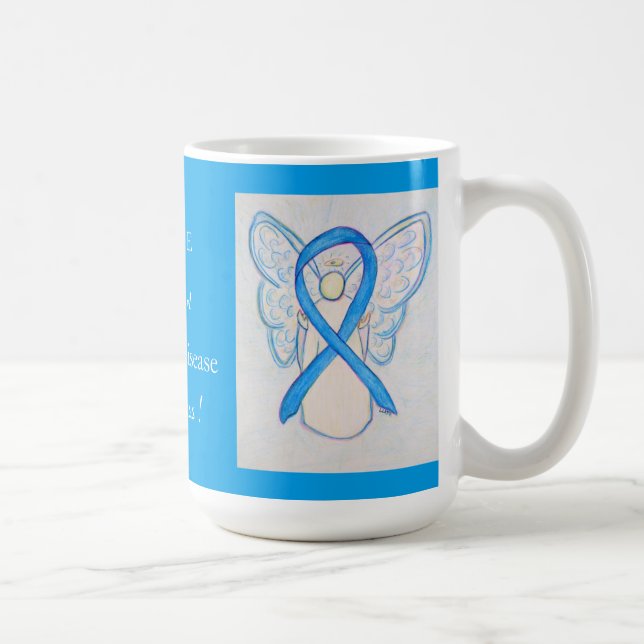 Taza De Café Cinta de sensibilización sobre la enfermedad de Ad (Derecha)