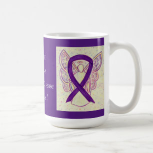 Taza De Café Cinta de sensibilización sobre la enfermedad de Al