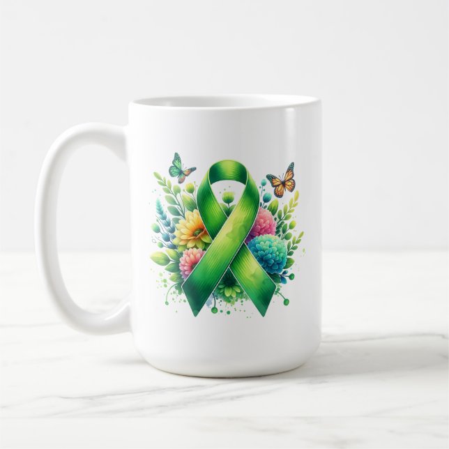 Taza De Café Cinta de sensibilización sobre la enfermedad de Ly (Izquierda)