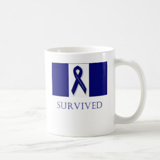 Taza De Café Cinta del añil que sobreviví. DBI