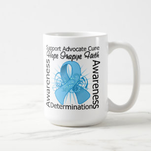 Taza De Café Cinta espiral de las inspiraciones de Lymphedema