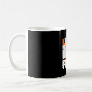 Taza De Café Cinta naranja de luchadoras contra la leucemia inf