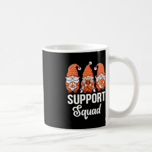 Taza De Café Cinta naranja Gnomes apoya a sobreviviente de Leuc