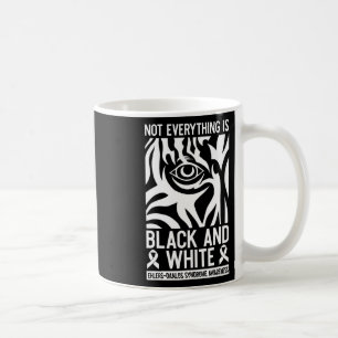 Taza De Café Cinta negra y blanca Ehlers Danlos cebra reumatolo